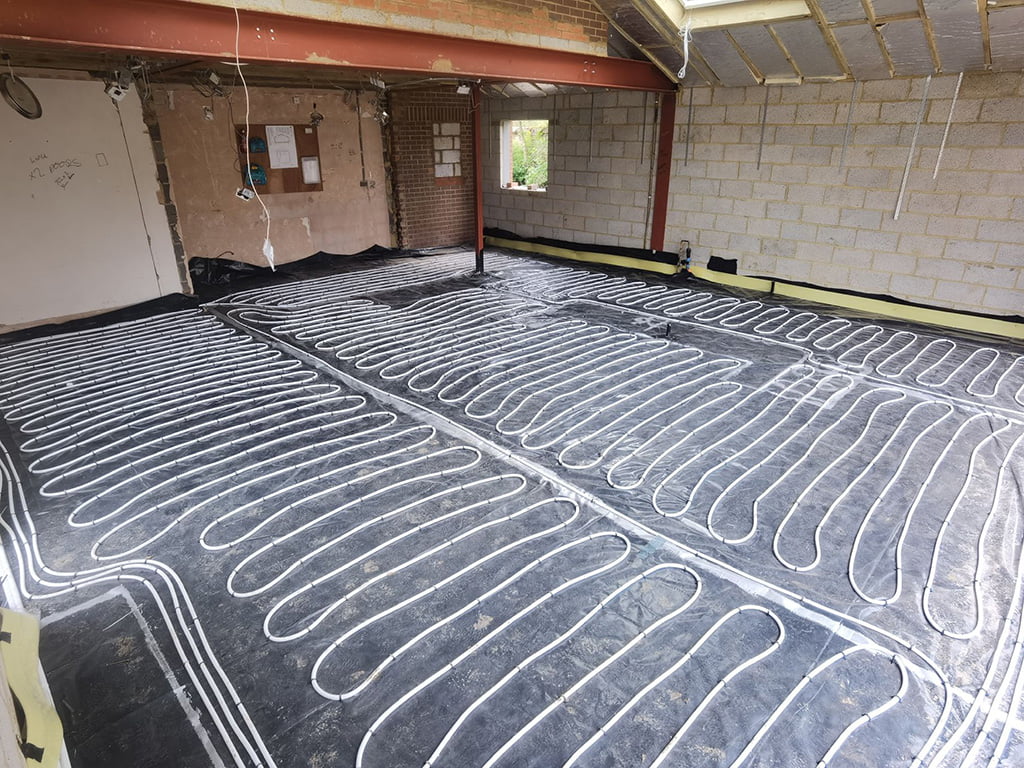 Manchester - underfloor heating installation